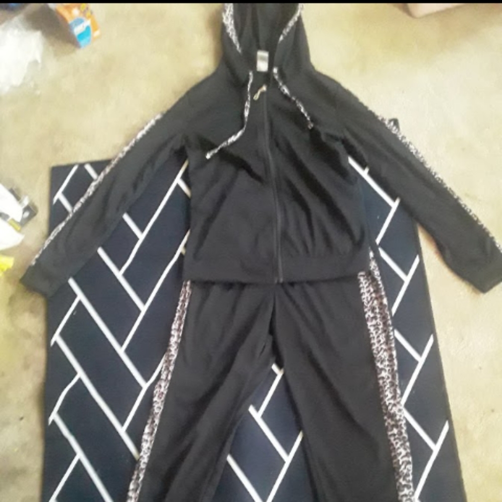 Black and cheetah jumpsuit